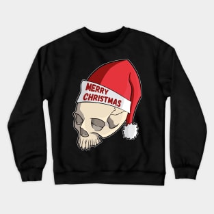 Gothic Skull Head Santa Christmas Funny product Crewneck Sweatshirt